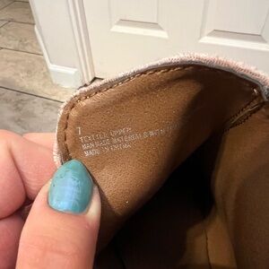 Velvet Dusty Rose Booties